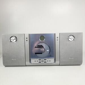 Philips MCM240/37 Home Audio System Micro System Tested Door Works!